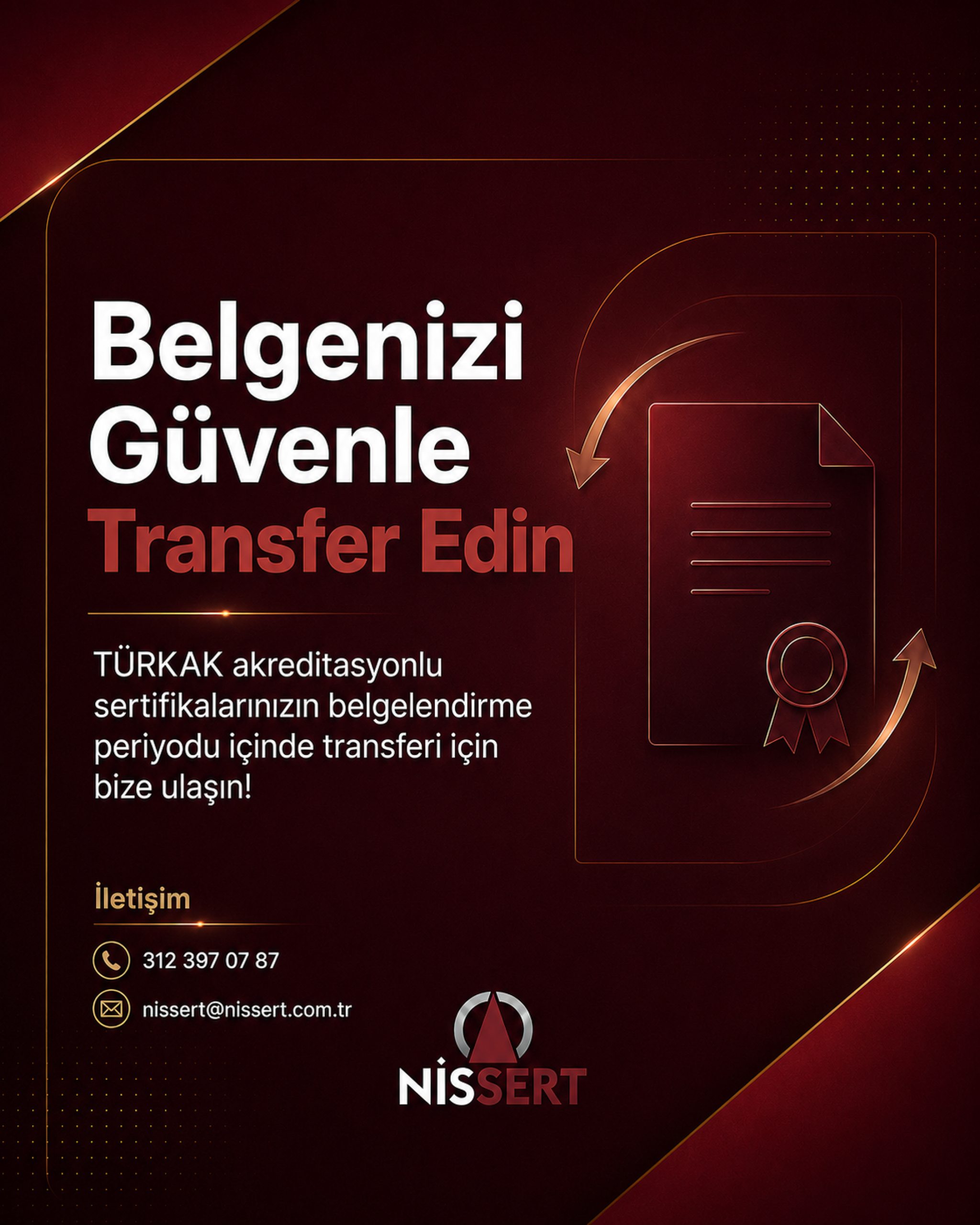 Sertifika Transferi Nedir?  TÜRKAK Akreditasyonlu ISO ve FSSC Belgelerini Nasıl Transfer Edebilirsiniz?